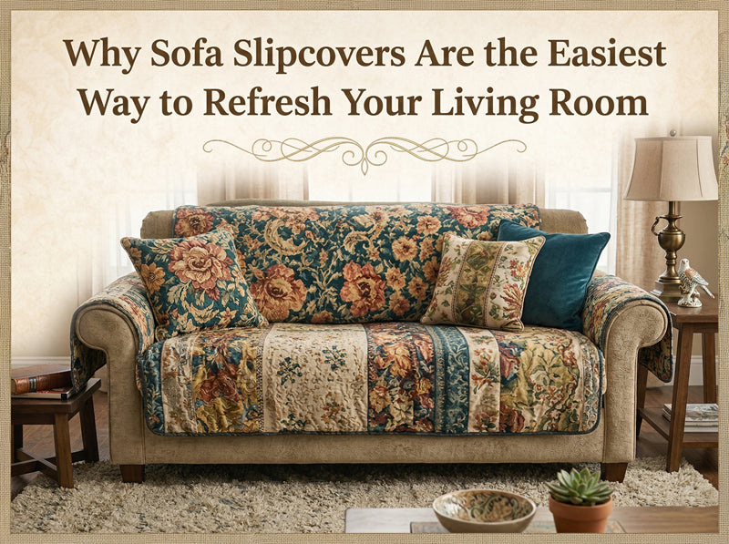 Why Sofa Slipcovers Are the Easiest Way to Refresh Your Living Room