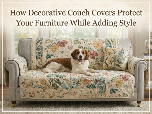 How Decorative Couch Covers Protect Your Furniture While Adding Style